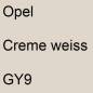 Preview: Opel, Creme weiss, GY9.